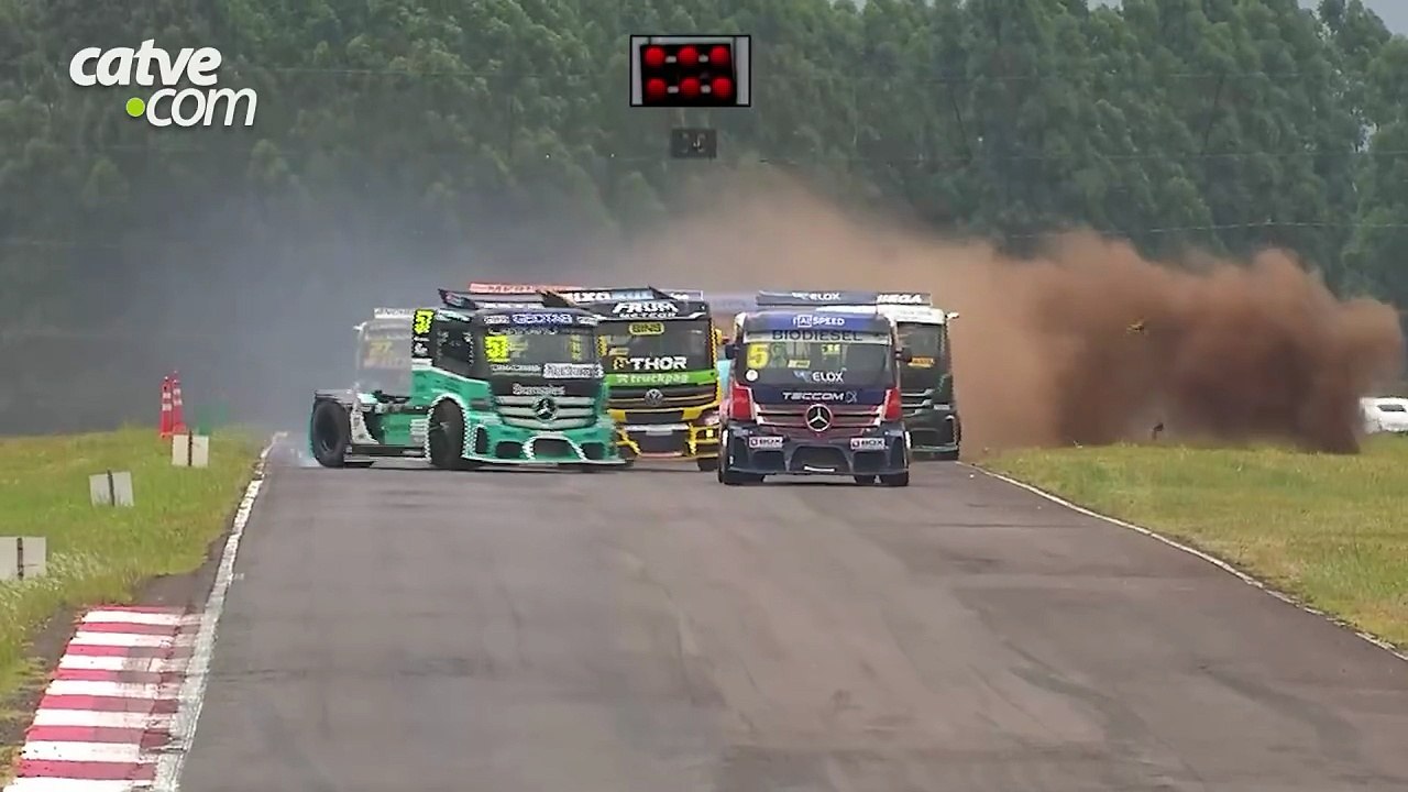 Acidente impressionante marca a primeira etapa da Copa Truck de 2026 em Campo Grande