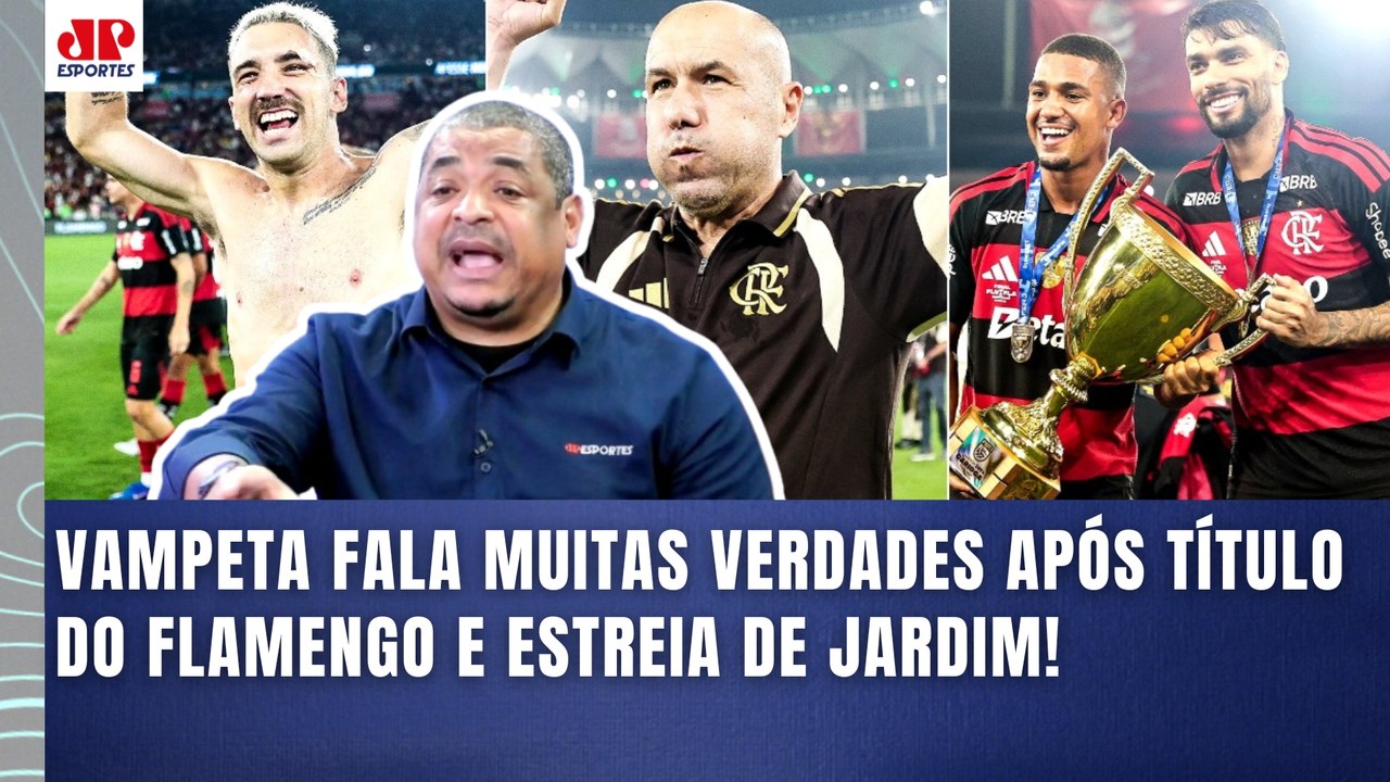 "MERMÃO, EU FALO! O Leonardo Jardim JÁ MOSTROU que NÃO TÁ PREOCUPADO em..." Vampeta ANALISA Flamengo