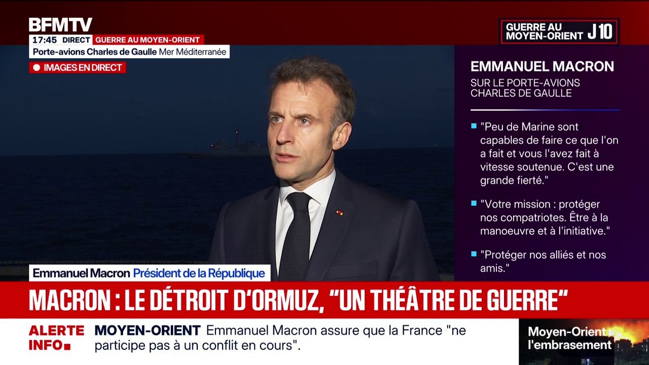 Emmanuel Macron: "Rien n'indique que cette guerre cessera dans les jours à venir"