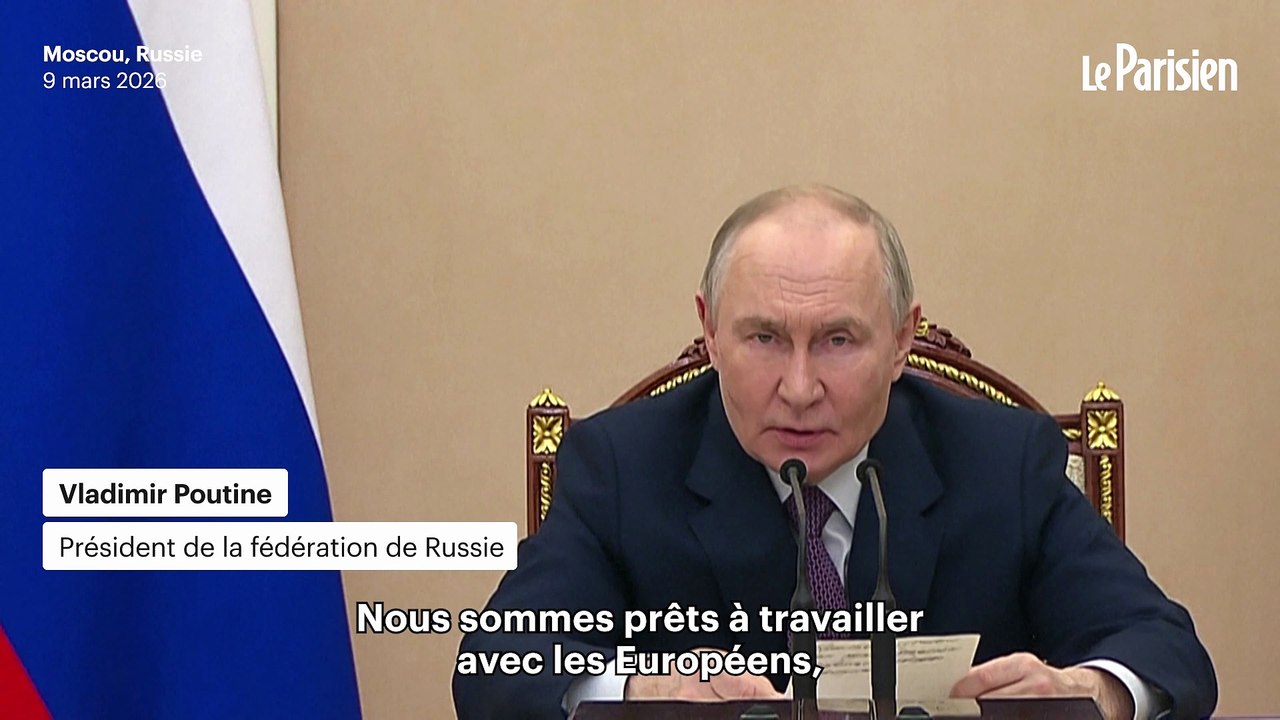 Guerre en Iran : Vladimir Poutine profite de la crise pour proposer gaz et pétrole russes