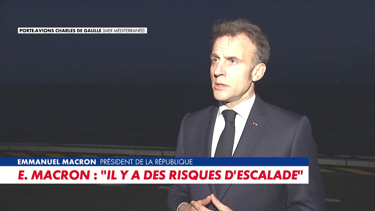 Emmanuel Macron : «La France opère avec calme, méthode, pour défendre nos intérêts propres»