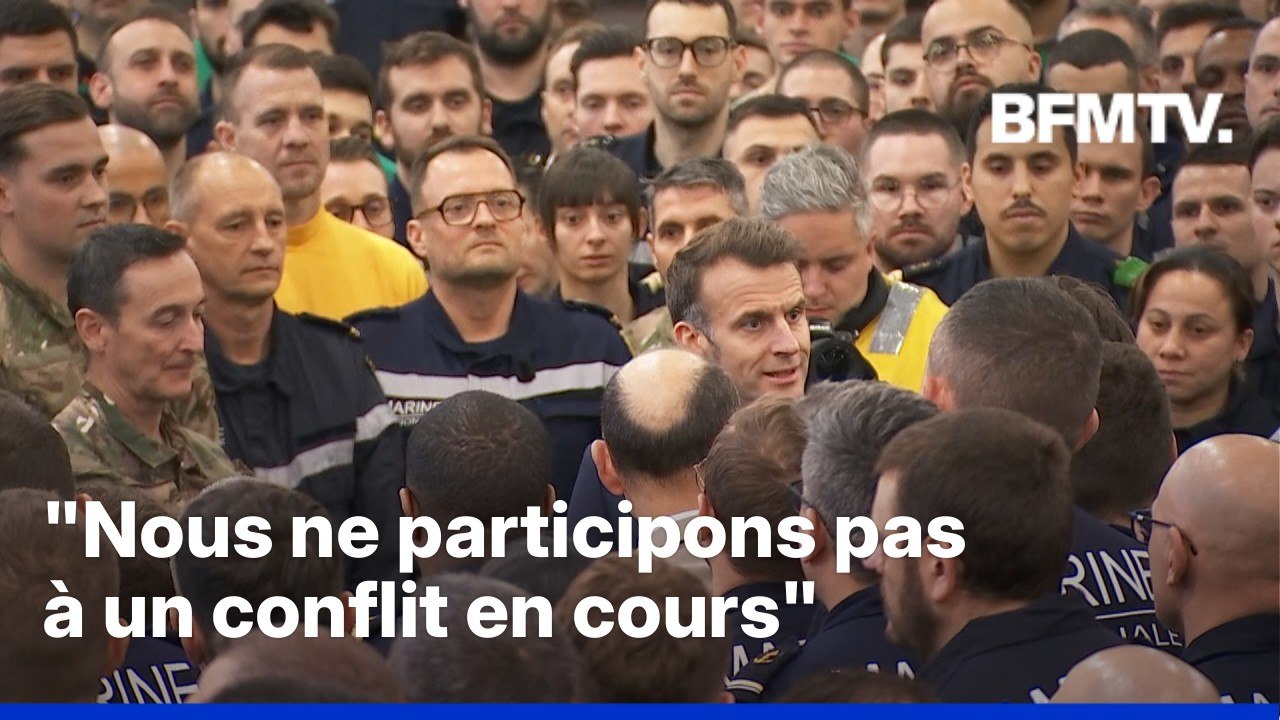 Guerre en Iran: le discours d'Emmanuel Macron à l'équipage du Charles-de-Gaulle en intégralité