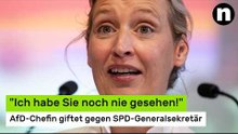 Nach Landtagswahl: "Ich habe Sie noch nie gesehen!" AfD-Chefin giftet gegen SPD-Generalsekretär
