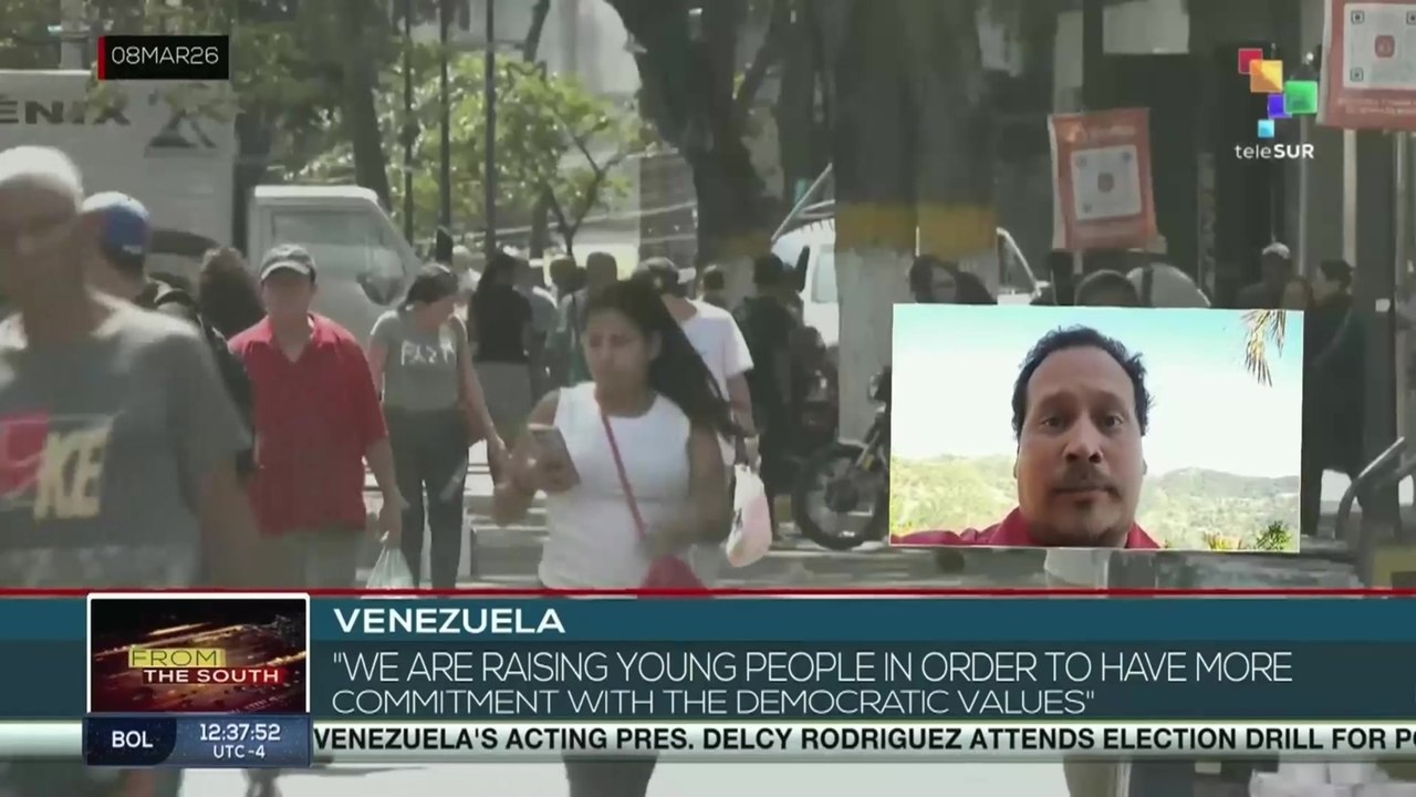 "We are raising young people in order to have more commitment with the democratic values"