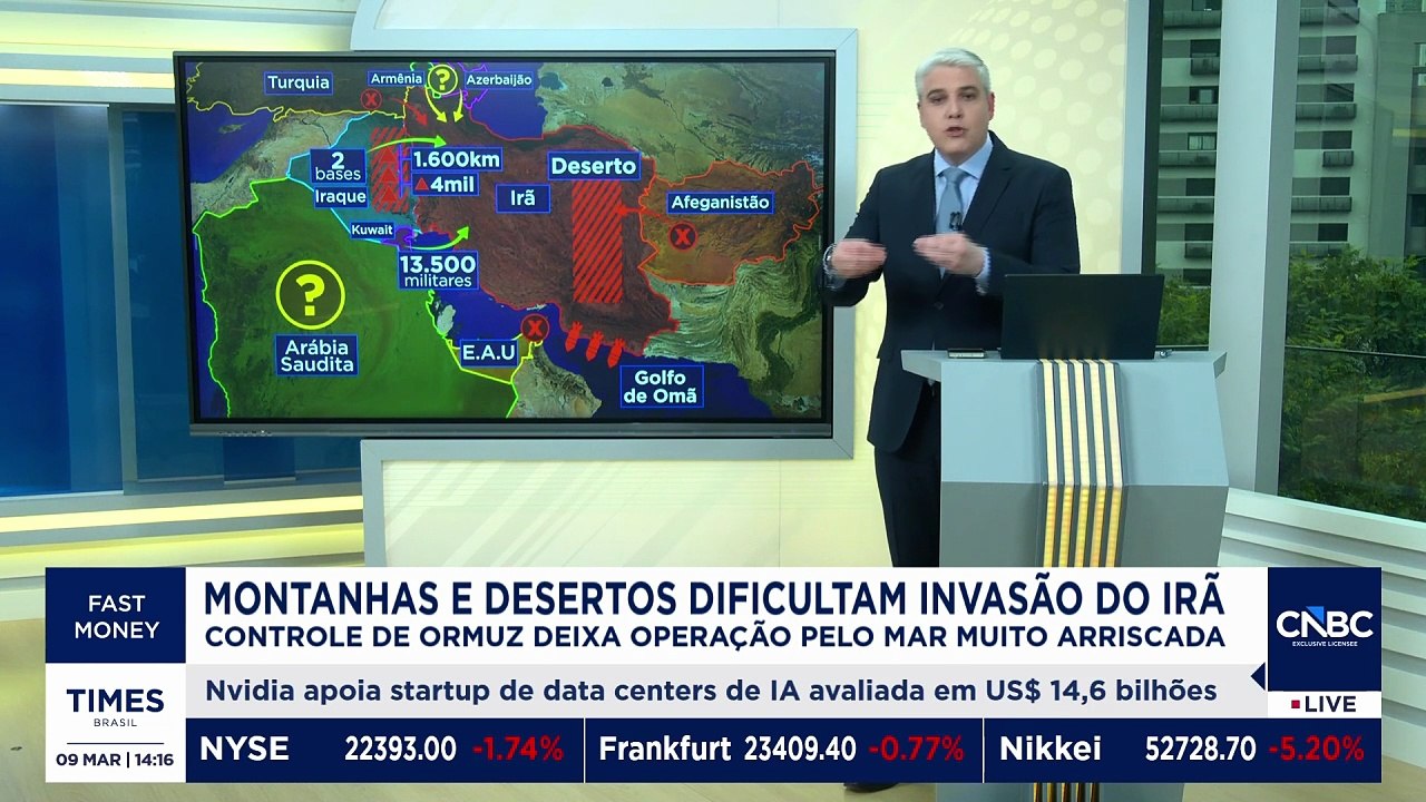 EUA podem invadir o Irã por terra? Entenda os obstáculos militares no mapa | ANÁLISE EXCLUSIVA