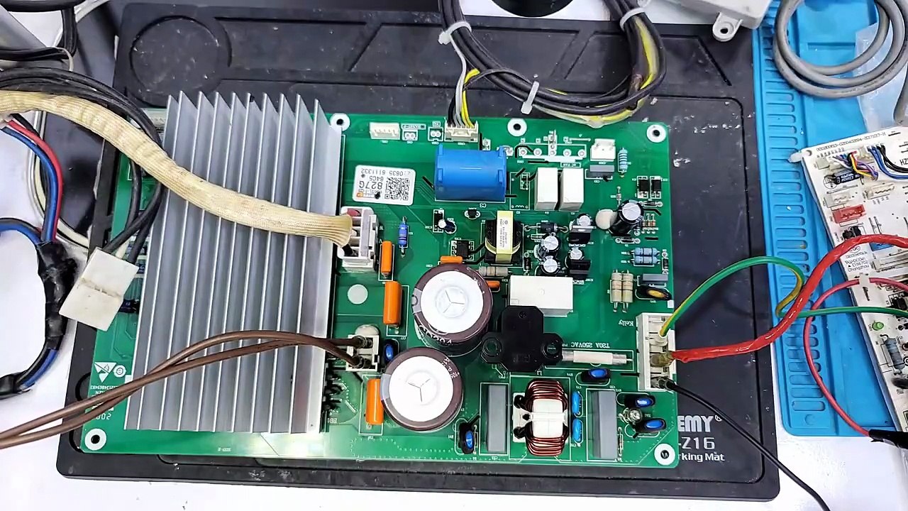 Haier Dc inverter ac E7 error code outdoor pcb Dc inverter ac pcb training center Babar Electronics