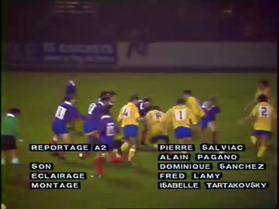 AS MONTFERRAND - LE CREUSOT - 1984 - SAISON 1984/1985 -