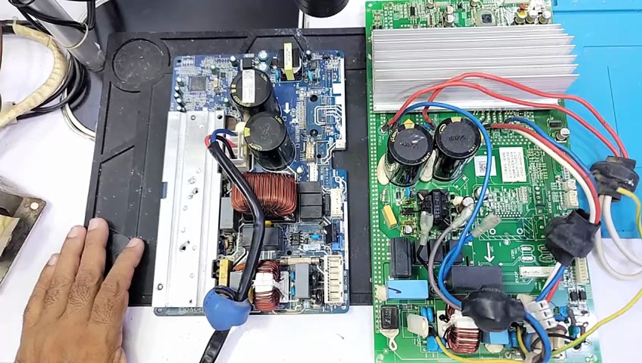 Dawlance Dc inverter ac E1 error outdoor pcb Dc inverter ac pcb best repairing channel Babar  Electronics