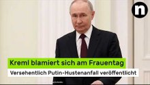 Wladimir Putin: Kreml blamiert sich am Frauentag – versehentlich Putin-Hustenanfall veröffentlicht