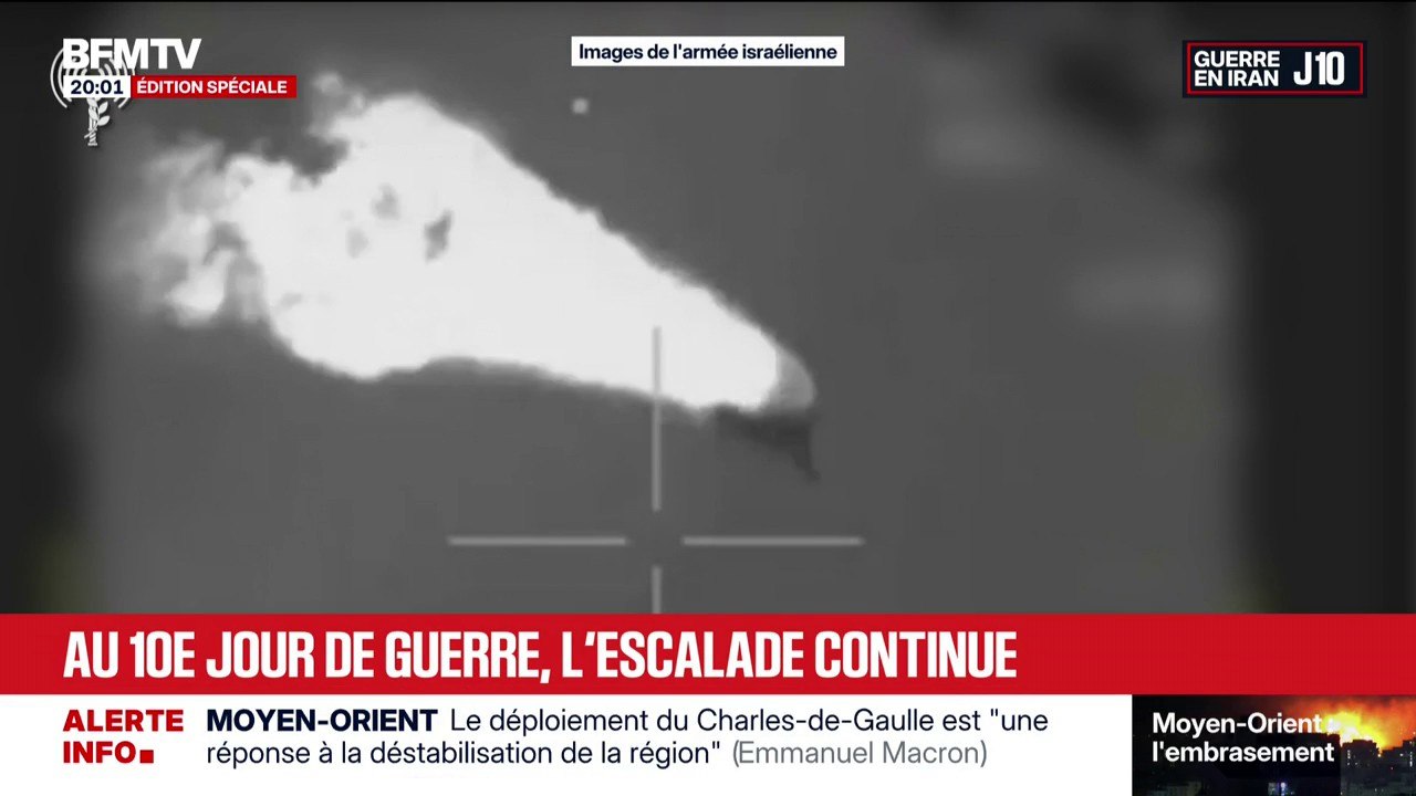 Au 10e jour de guerre, l'escalade continue au Moyen-Orient