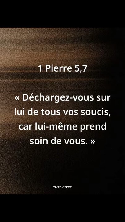 Lâche  ce que tu portes seul(e).On garde souvent nos inquiétudes en silence.On ne peut pas toujours tout contrôler.Mais on peut tout confier à Dieu.