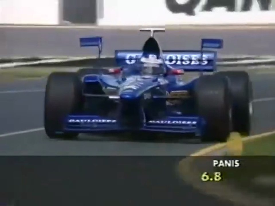 F1 – Olivier Panis (Prost Peugeot V10) laps in...