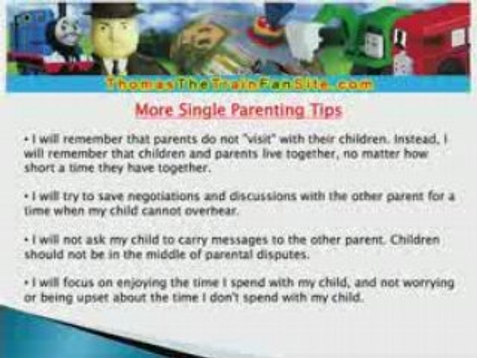 Tips For Single Parents