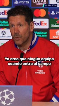 Simeone: No somos favoritos