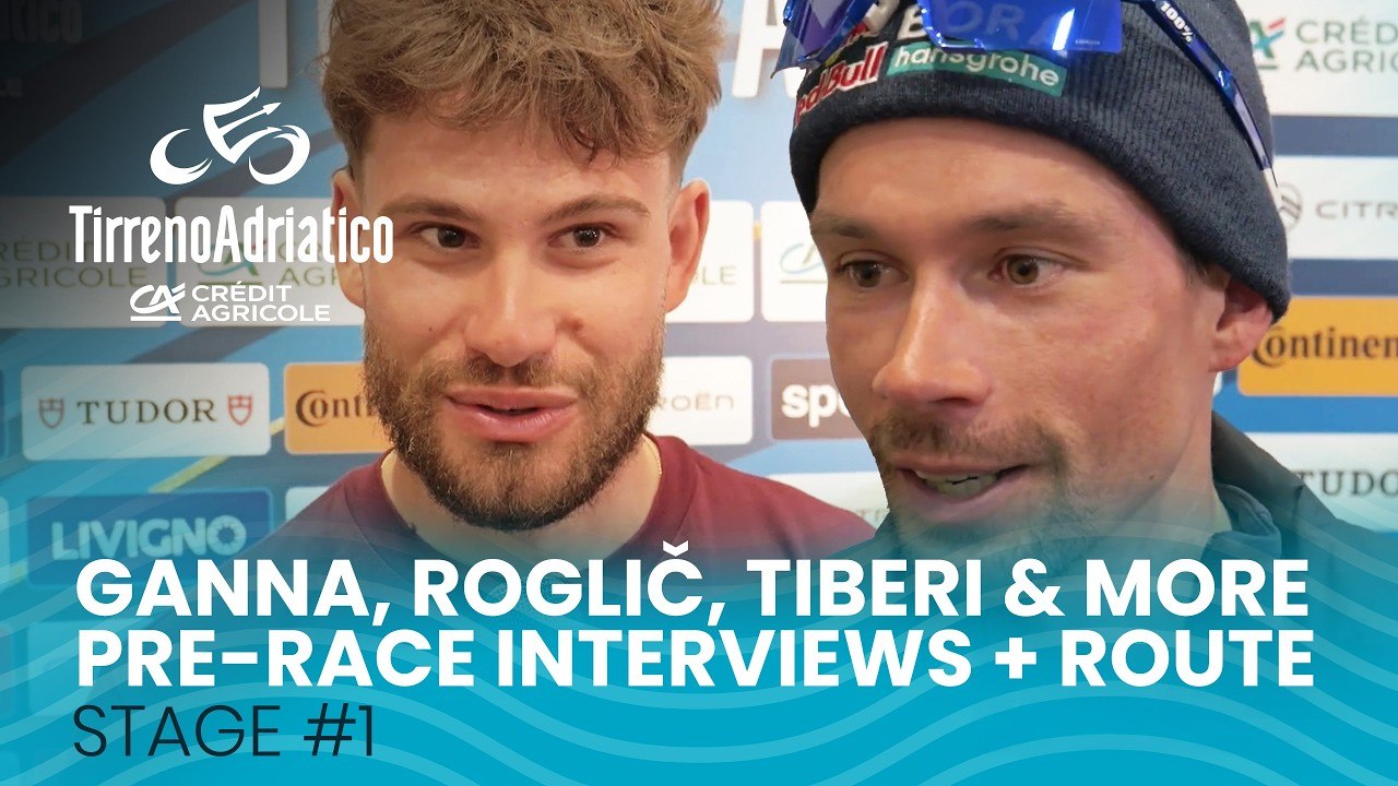 Primož Roglič: “The field is super strong, young guys are flying” | Tirreno Adriatico 2026 Stage 1