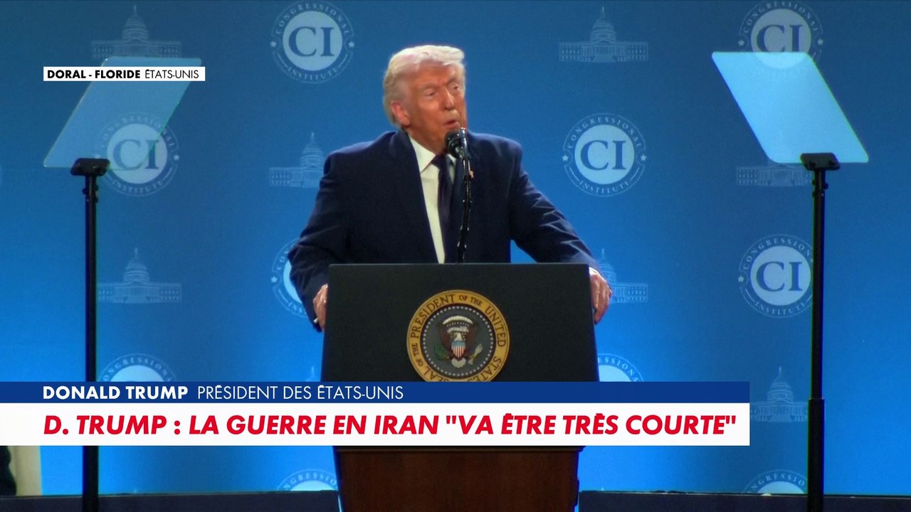 Donald Trump : «Nous n'allons pas nous arrêter tant qu'ils ne sont pas totalement détruits»