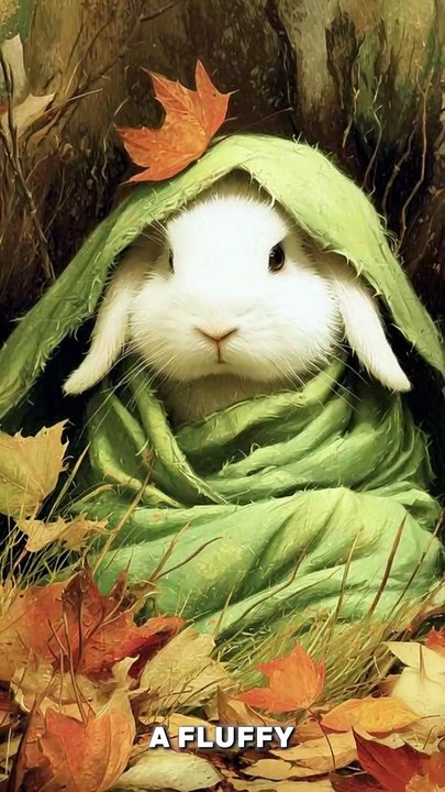 My World of Creativity. - Peaceful White Rabbit in Nature - video ...