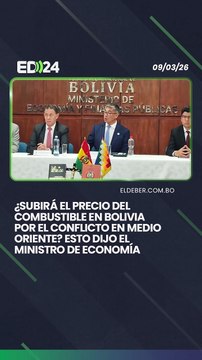 ¿Subirá el precio del combustible en Bolivia por el conflicto en Medio Oriente? Esto dijo el ministro de Economía