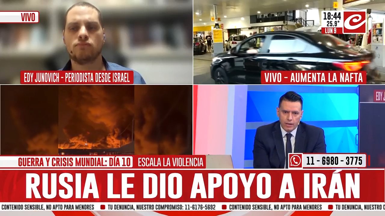 Guerra y crisis mundial: Rusia le dio apoyo a Irán