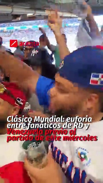 Clásico Mundial- euforia entre fanáticos de RD y Venezuela previo al partido de este miércoles