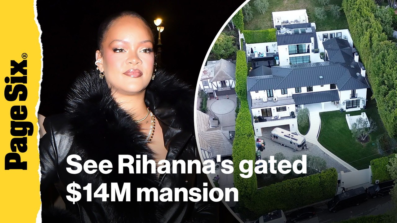 See Rihanna's gated $14M mansion after woman with AR-15-style rifle sprayed bullets