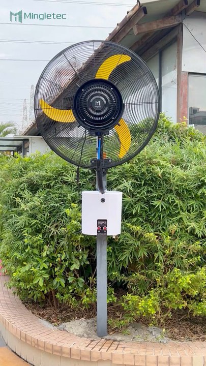 Mingletec BLDC industrial wall mount mist fan #mingletec #bldcmotor #industrial #wallmount #mistfan #fyp #manufacturer