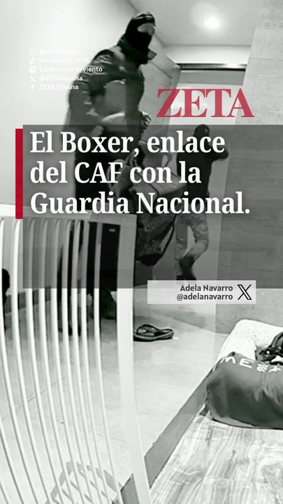 El Boxer, enlace del CAF con la Guardia Nacional.