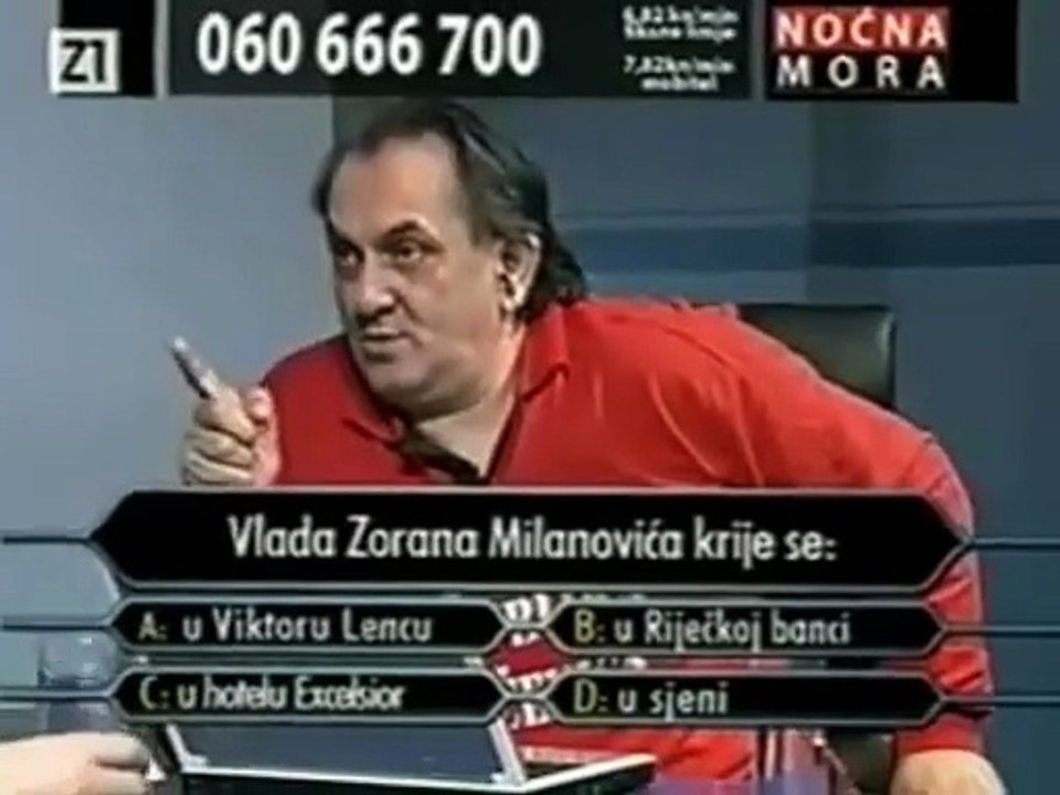 Noćna mora - Jaran Milijunaš "Vlada Zorana Milanovica krije se"