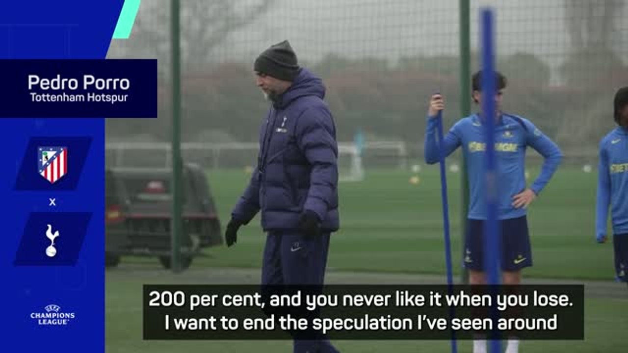 Spurs' Porro denies he was angry at Tudor over being subbed