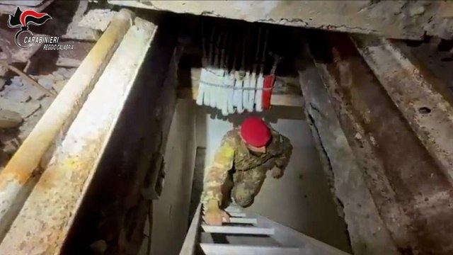 Reggio Calabria, scoperto bunker segreto in abitazione in costruzione