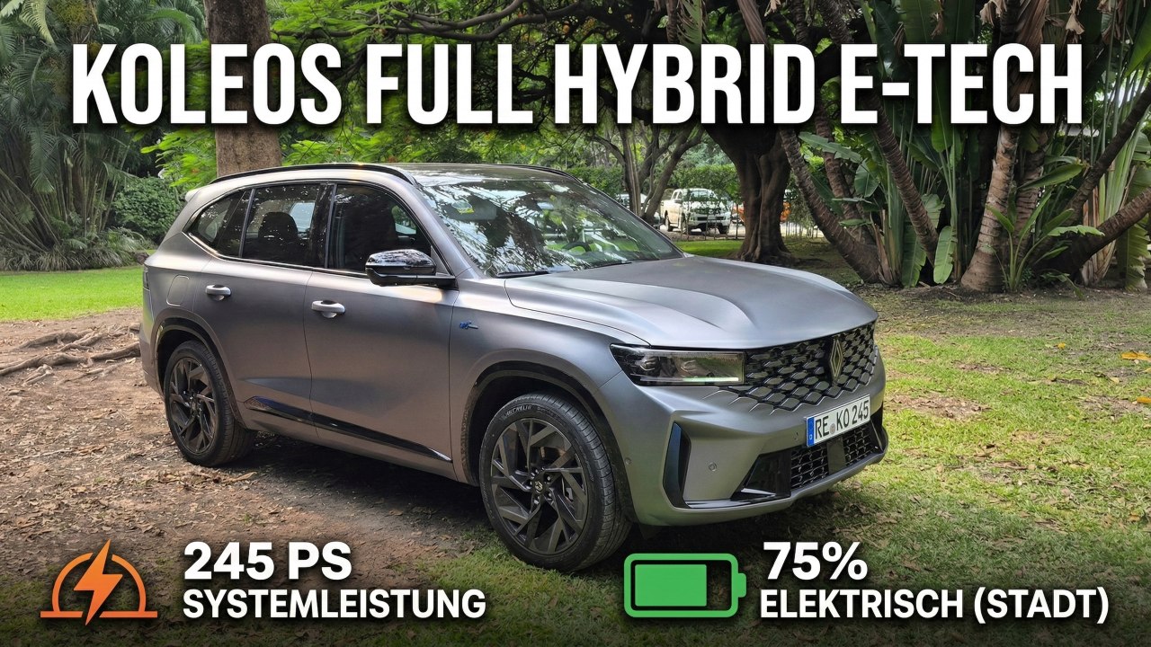 2026 Renault Koleos Full Hybrid E-Tech – 245 PS Hybrid-SUV vorgestellt