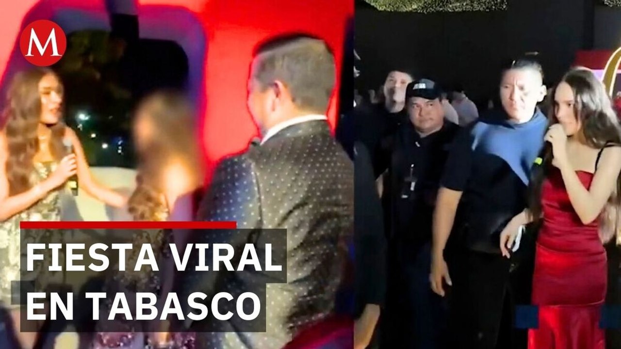 Fiesta de 15 años de Mafer en Tabasco se vuelve viral por lujo y artistas invitados