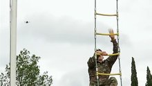 Military insane obstacle course !!