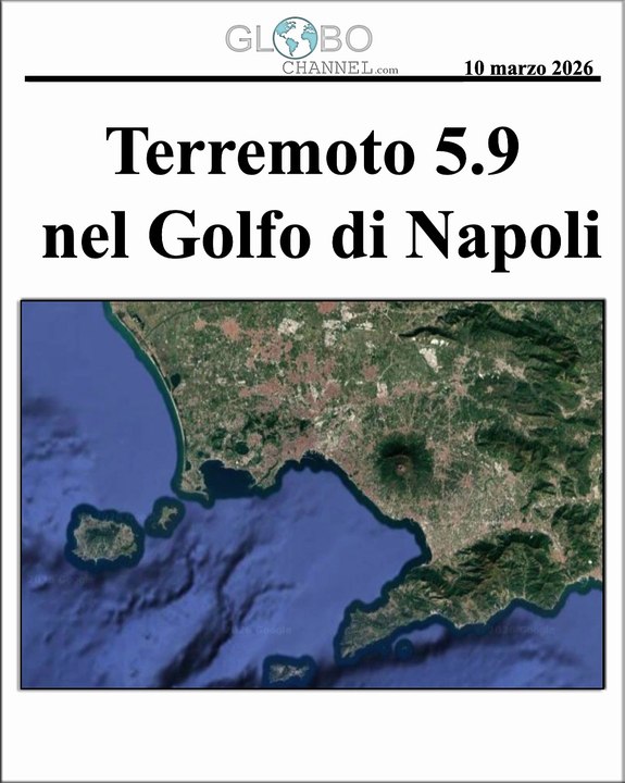 Terremoto 5.9 nel Golfo di Napoli, avvertito anche in altre regioni del Sud Italia