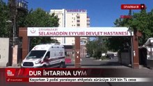 Diyarbakır'da dur ihtarına uymayıp kaçarken 2 polisi yaralayan ehliyetsiz sürücüye 329 bin TL ceza