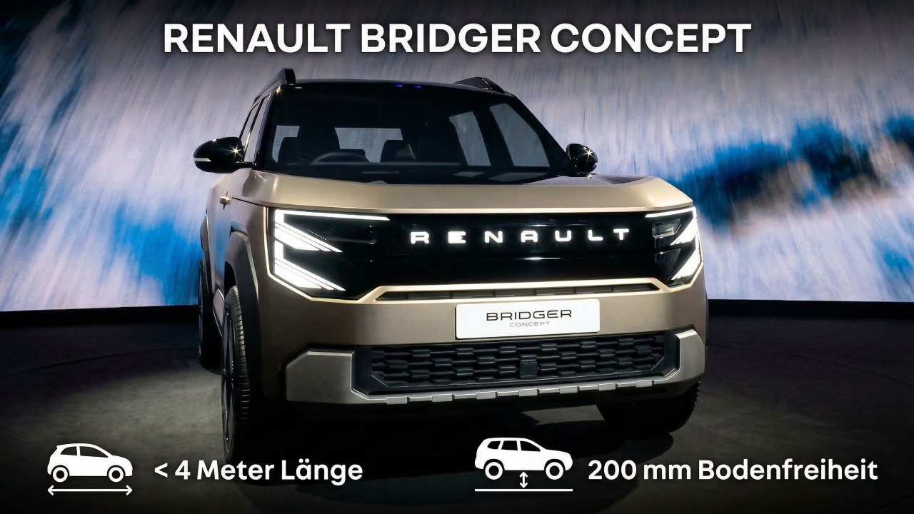 Renault Bridger Concept: Vorschau auf neues Renault B-Segment SUV