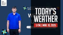 Today's Weather, 5 P.M. | Mar. 10, 2026