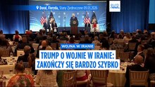 Konflikt w Iranie. Trump o wojnie: "zakończy się bardzo szybko"