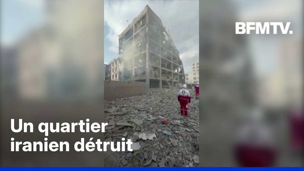 Guerre au Moyen-Orient: des images de destructions à l'est de Téhéran, en Iran