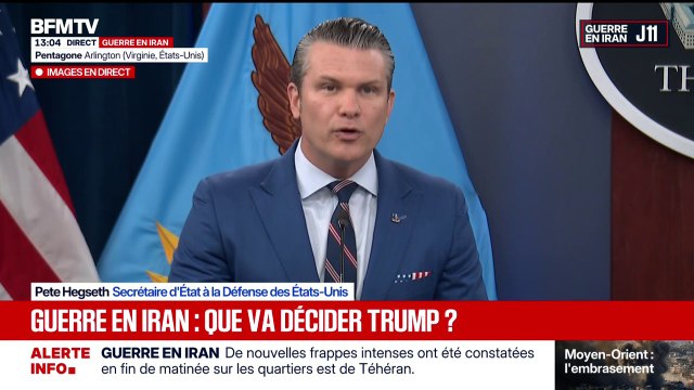 Guerre au Moyen-Orient: Nous gagnons de manière écrasante , affirme Pete Hegseth, secrétaire d'État à la Défense des États-Unis