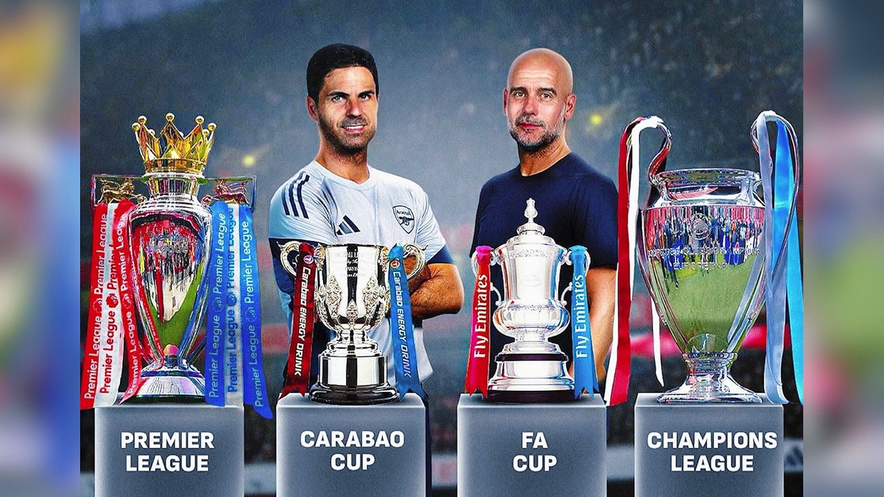 Man City ប្រឈមភាពលំបាកជាង Arsenal ក្នុងដំណើរឆ្ពោះទៅកាន់ការឈ្នះពាន៤ក្នុងមួយរដូវកាល