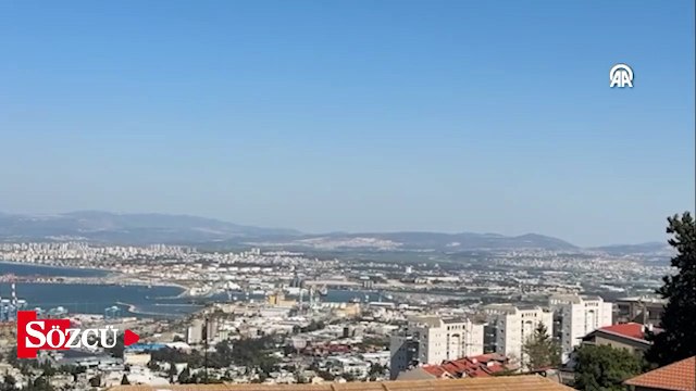 İsrail'e atılan misilleme füzeleri nedeniyle Hayfa kentinde sirenler çaldı