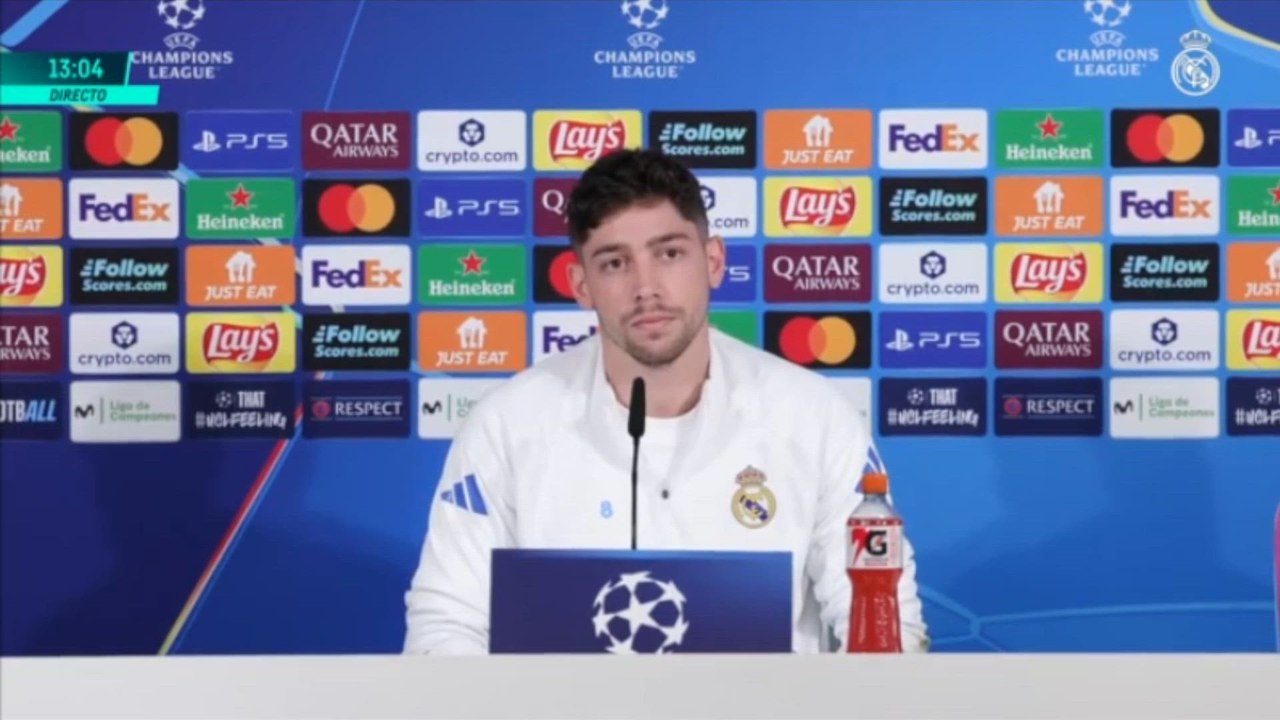 Rueda de prensa de Fede Valverde previa al Real Madrid vs. Manchester City