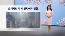 [이슈 날씨] 초미세먼지, 뇌 건강에 악영향...내일 아침 쌀쌀, 한낮 포근 / YTN