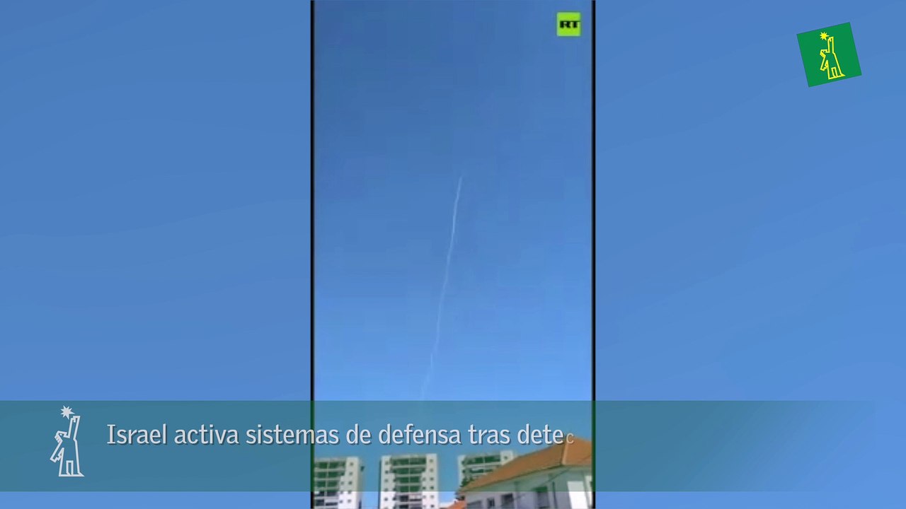 Israel activa sistemas de defensa tras detectar lanzamiento de misiles desde Irán