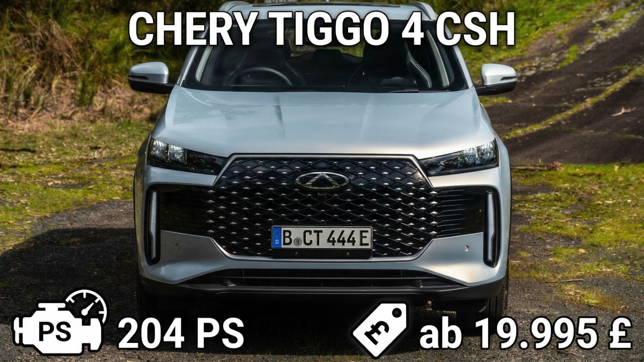 Chery Tiggo 4 CSH: 204 PS Hybrid-Power zum Kampfpreis