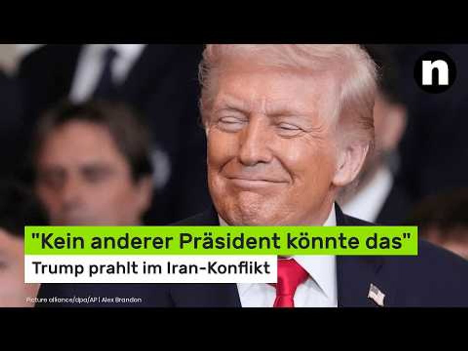 Donald Trump im Netz verspottet: 'Kein anderer Präsident könnte das' - Trump prahlt im Iran-Konflikt