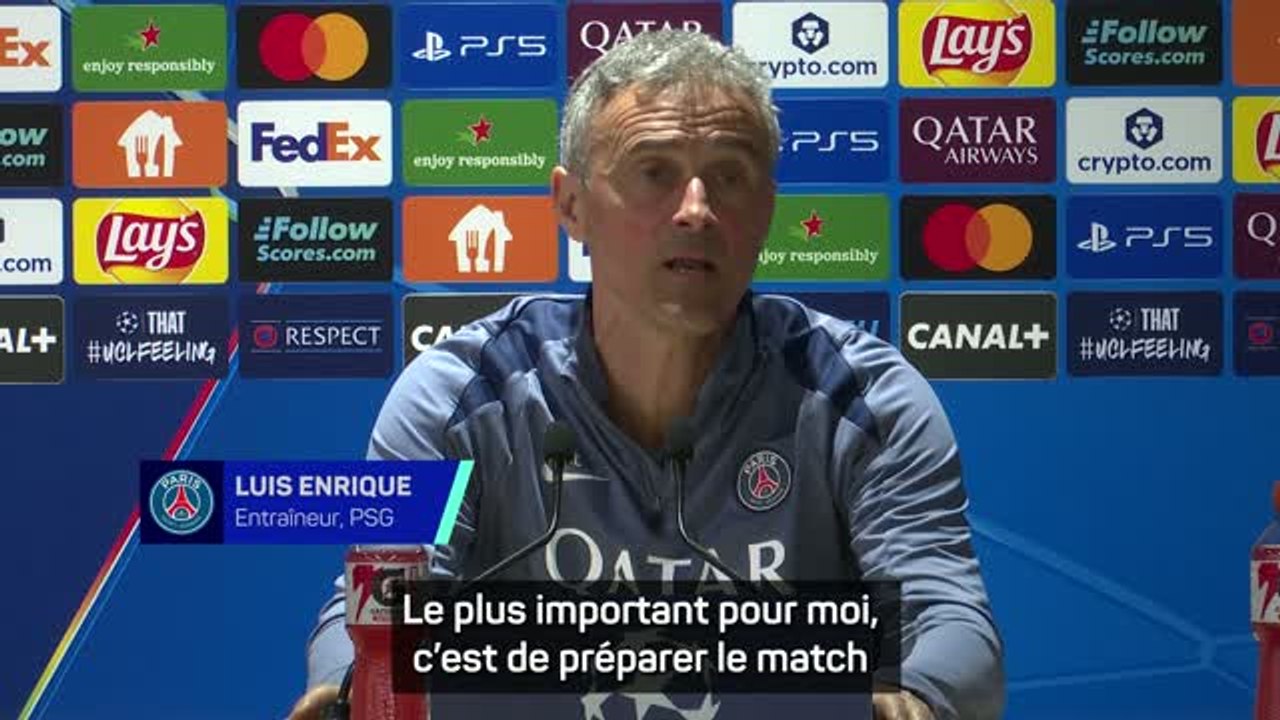 PSG - Luis Enrique assume le "bruit" autour de son équipe