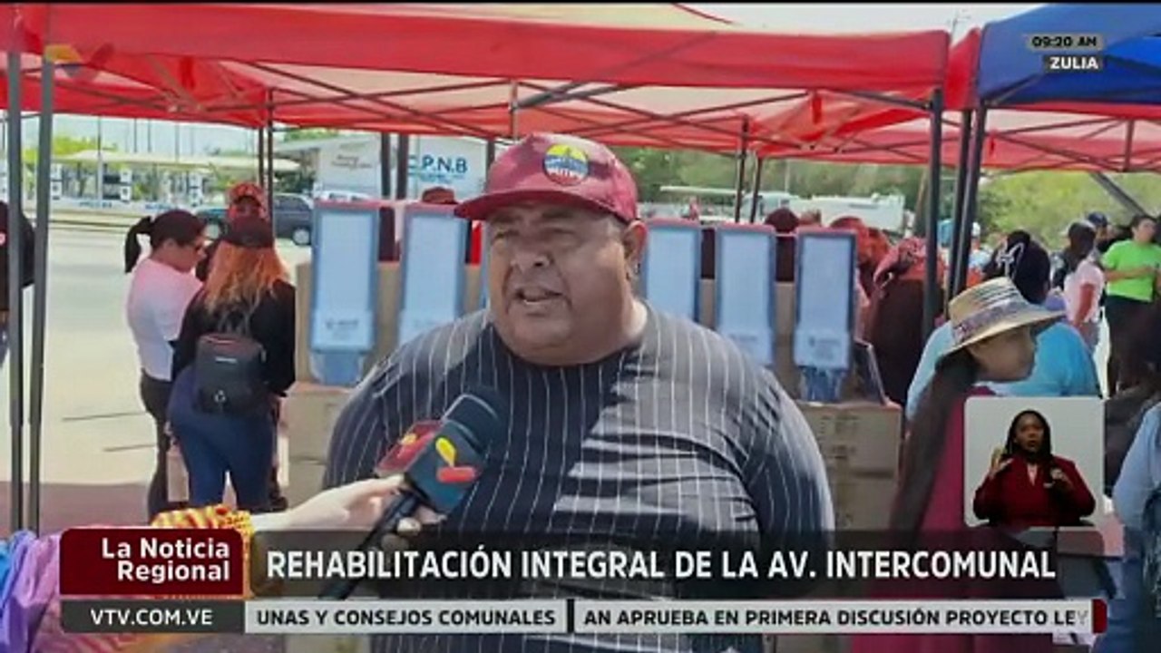 Zulia | 42 consejos comunales beneficiados con rehabilitación de la Av. Intercomunal de Cabimas