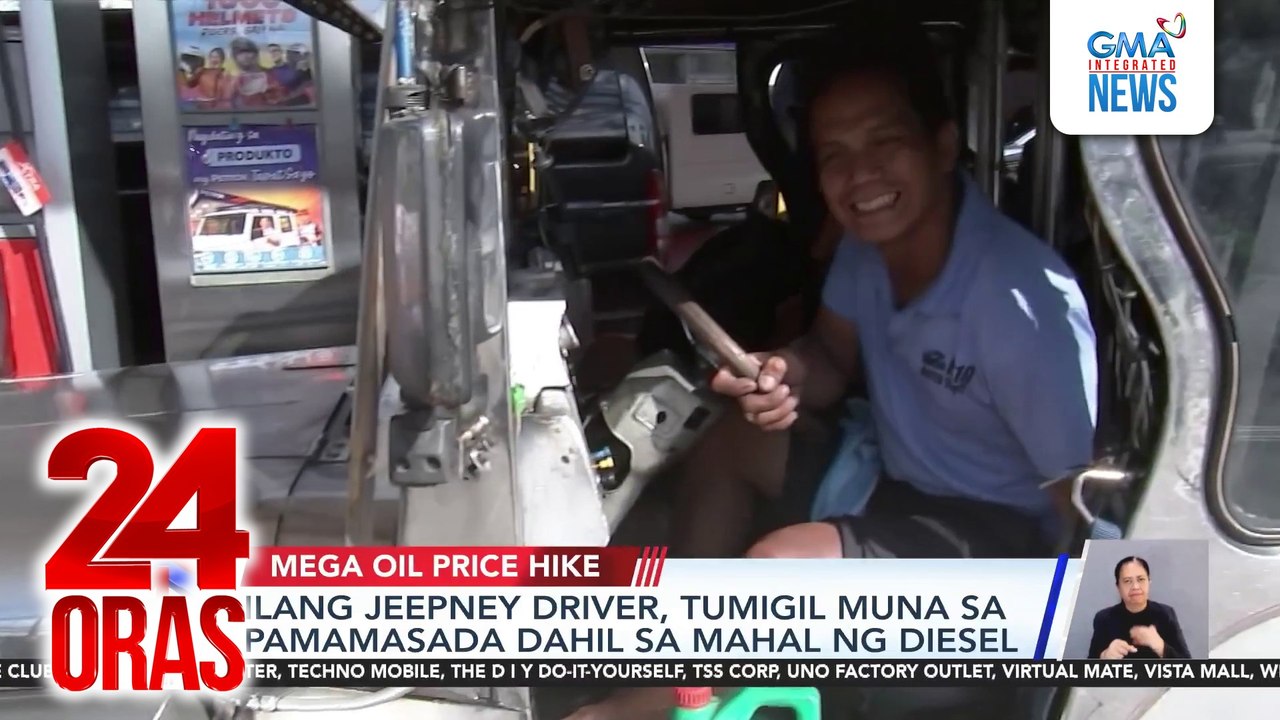 No trips for some jeepney drivers on day 1 of 'mega OPH' | 24 Oras